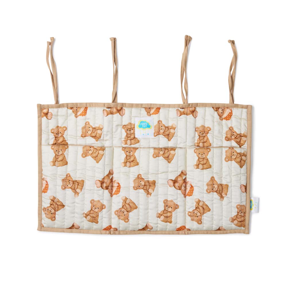 Organic Crib Organiser - Cuddle Bear