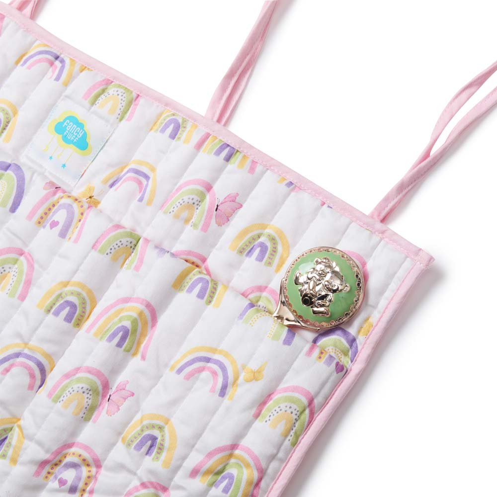 Organic Crib Organiser - Rainbow Dreams