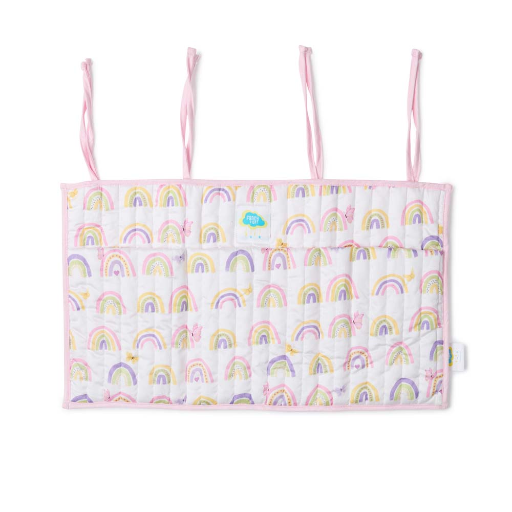 Organic Crib Organiser - Rainbow Dreams