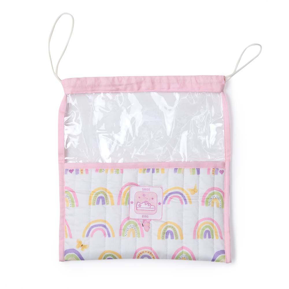 Organic Shoe Bag - Rainbow Dreams