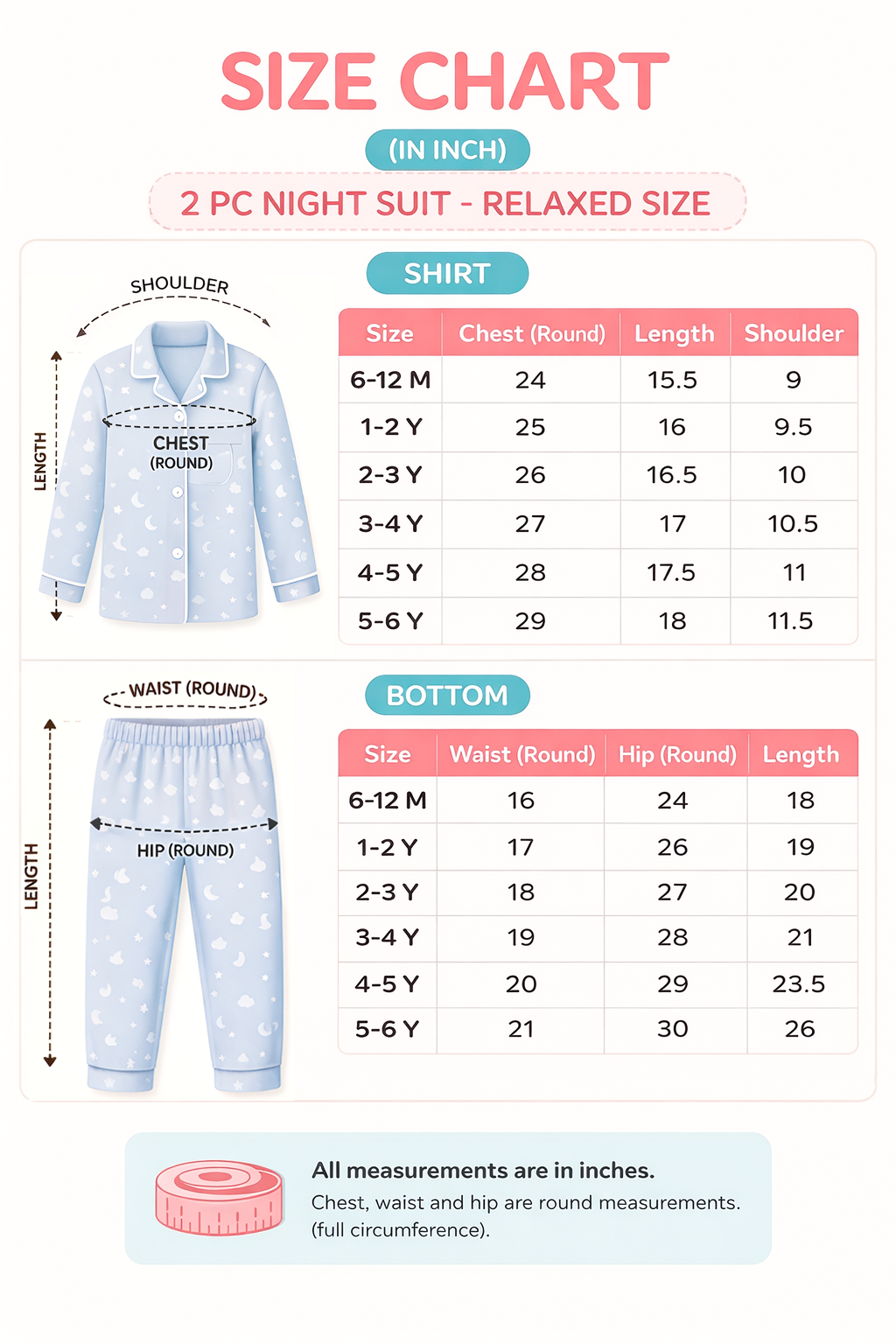 Bamboo Muslin Night Suit - Gypsy