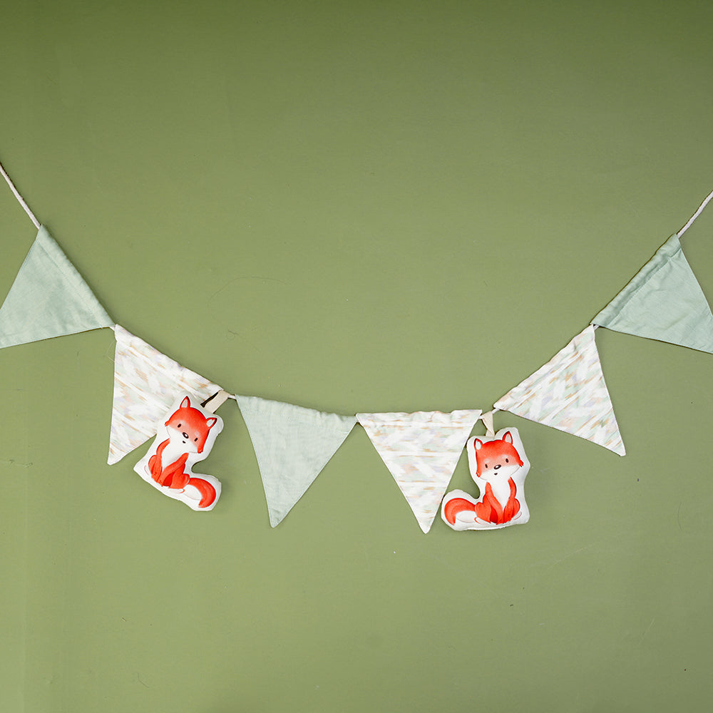 Organic Cotton Bunting - Woodland