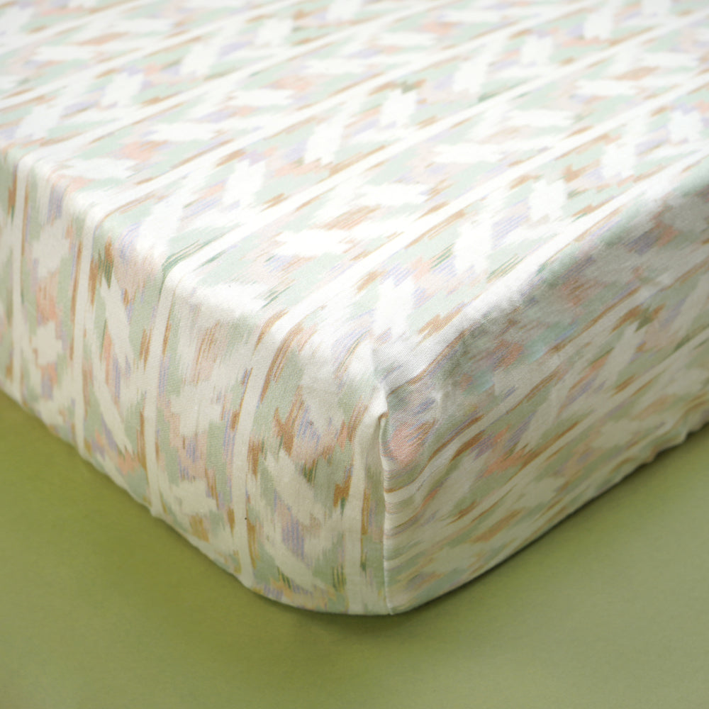 Organic Cot Fitted Sheet - Woodland