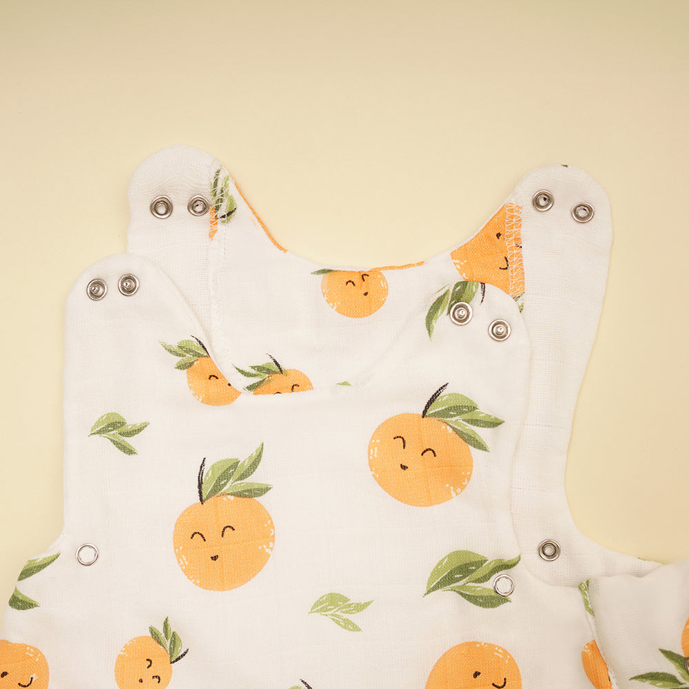 Bamboo Muslin Sleeping Bag - Citrus