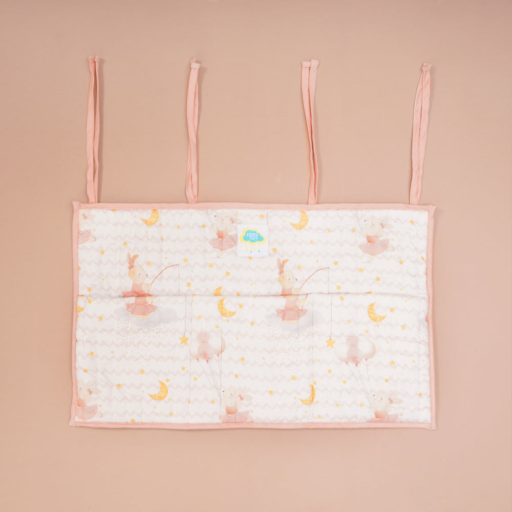 Organic Cotton Crib Organiser - Day Dream