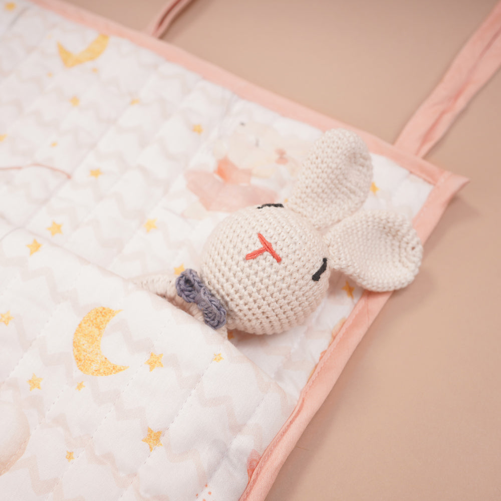 Organic Cotton Crib Organiser - Day Dream