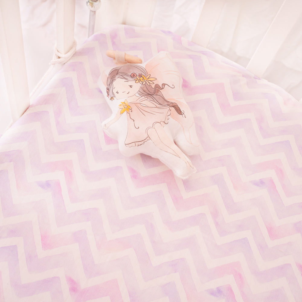 Organic Cot Fitted Sheet - Pixie Dust