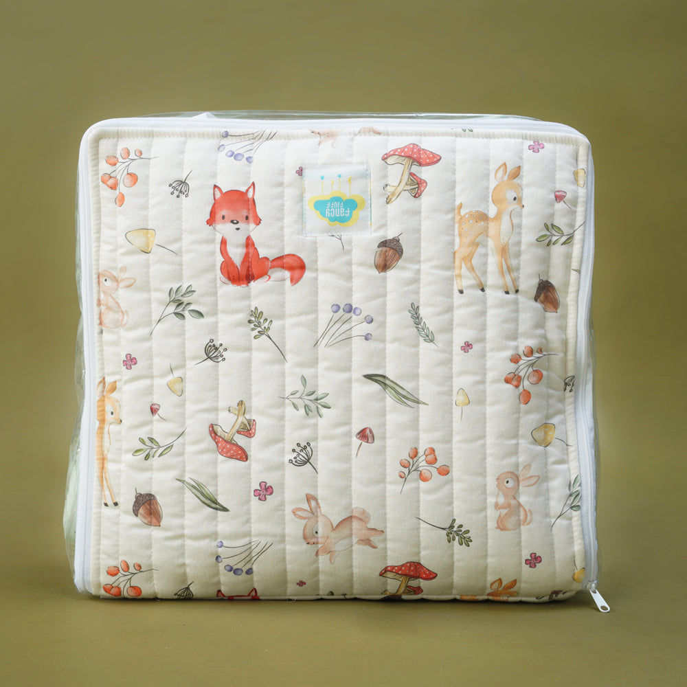 Organic Cotton  Storage Bag - Woodland