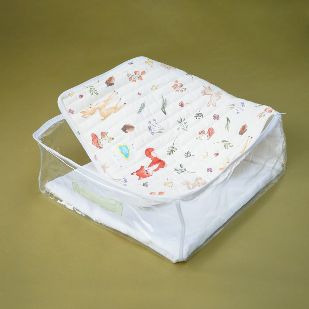 Organic Cotton  Storage Bag - Woodland