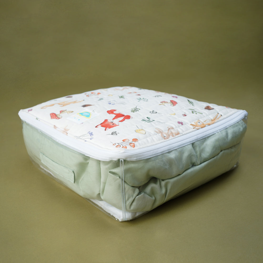 Organic Cotton  Storage Bag - Woodland