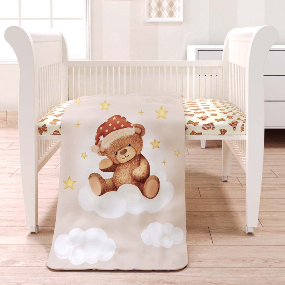 Organic Toddler Comforter - Cuddle Bear