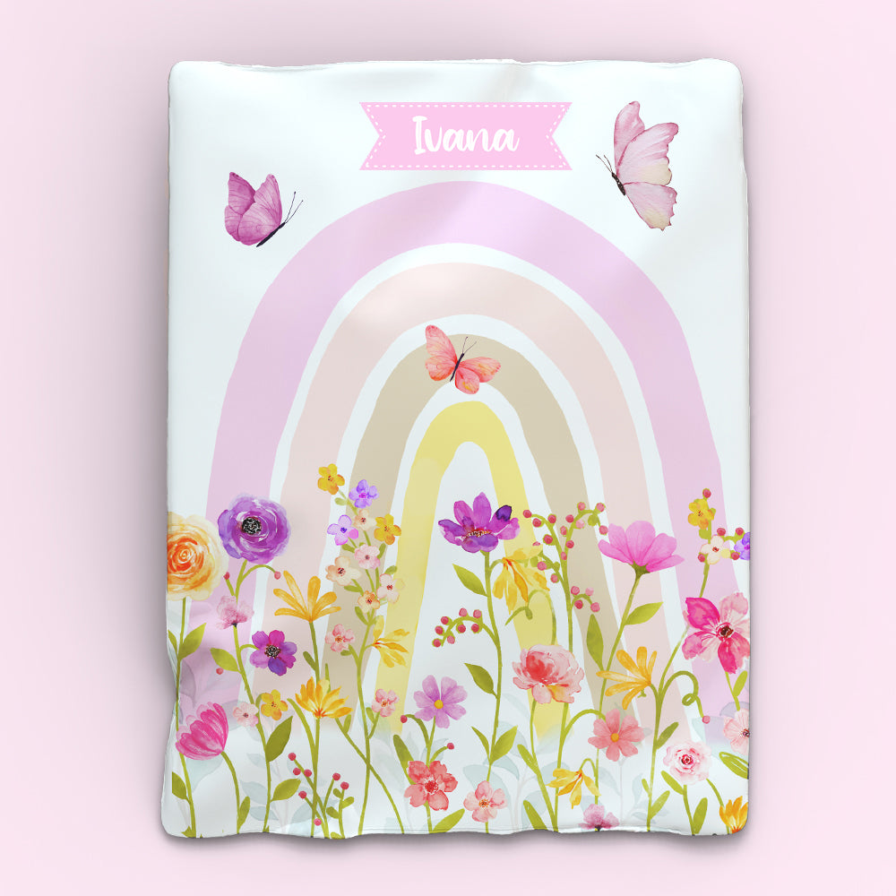 Organic Baby Comforter - Rainbow Dreams