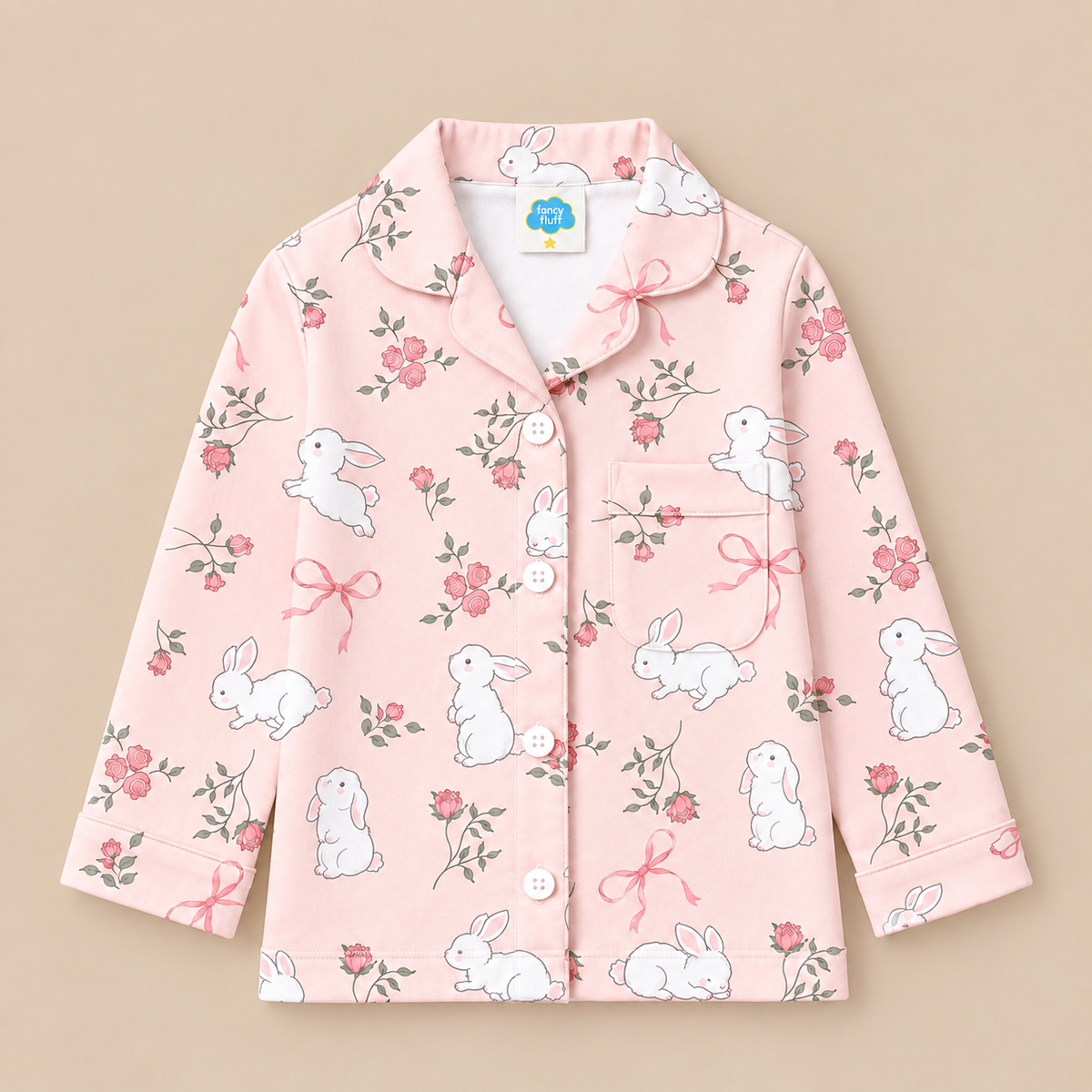 Pure Cotton Night Suit - Bunny