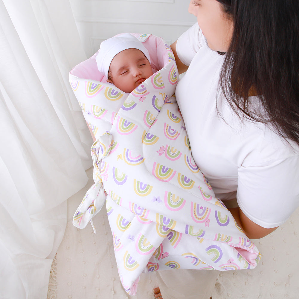 Organic Baby Wrap - Rainbow Dreams