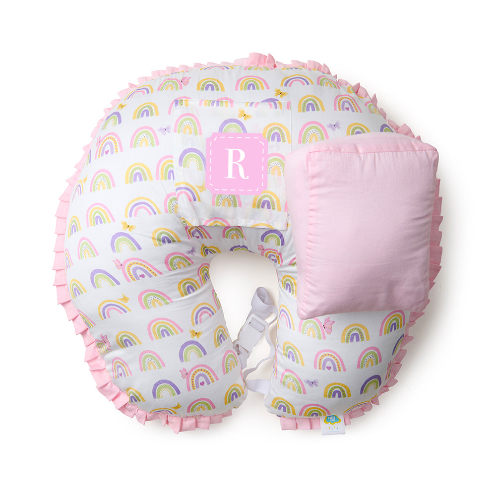 Organic Feeding Pillow Cover - Rainbow Dreams