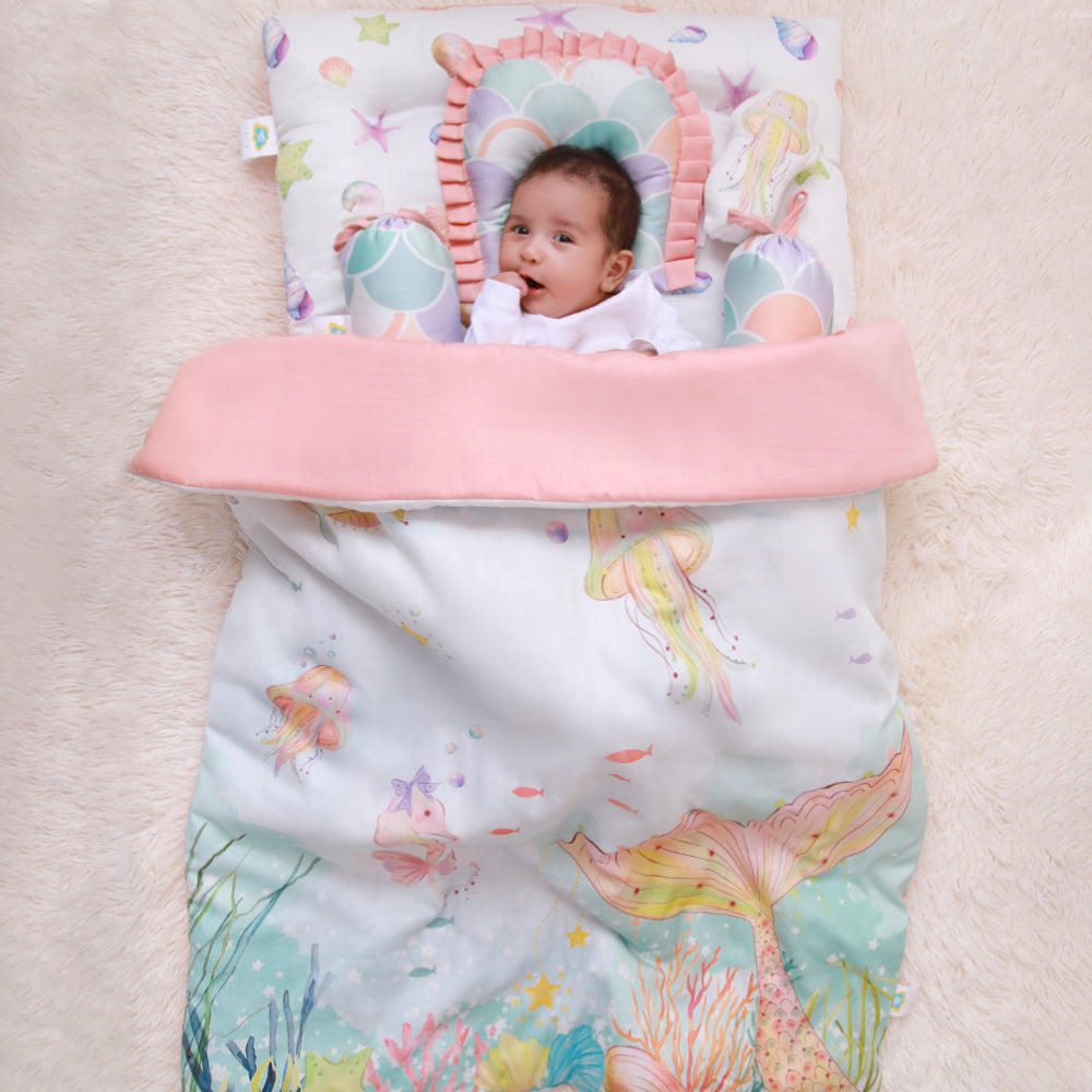 Organic Baby Comforter - Sea Fantasy