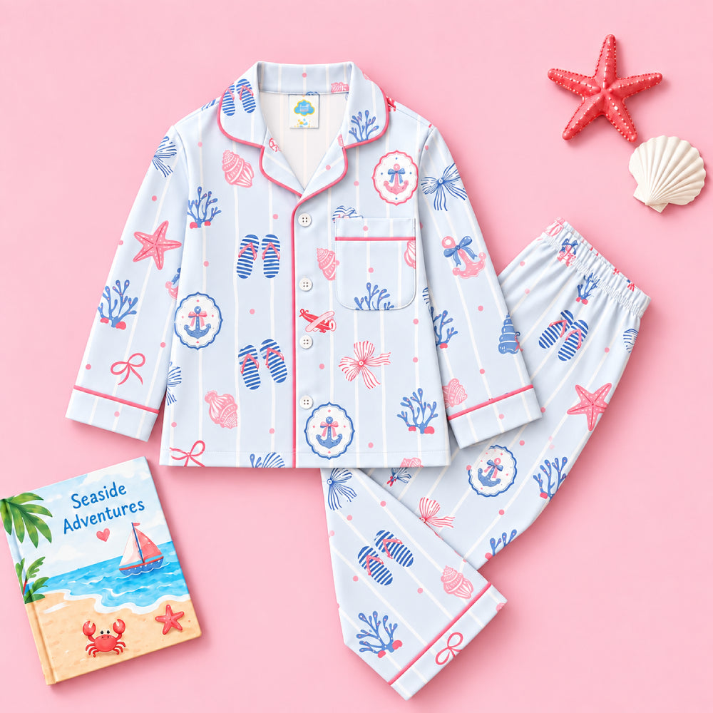 Pure Cotton Night Suit - Vacay Mode
