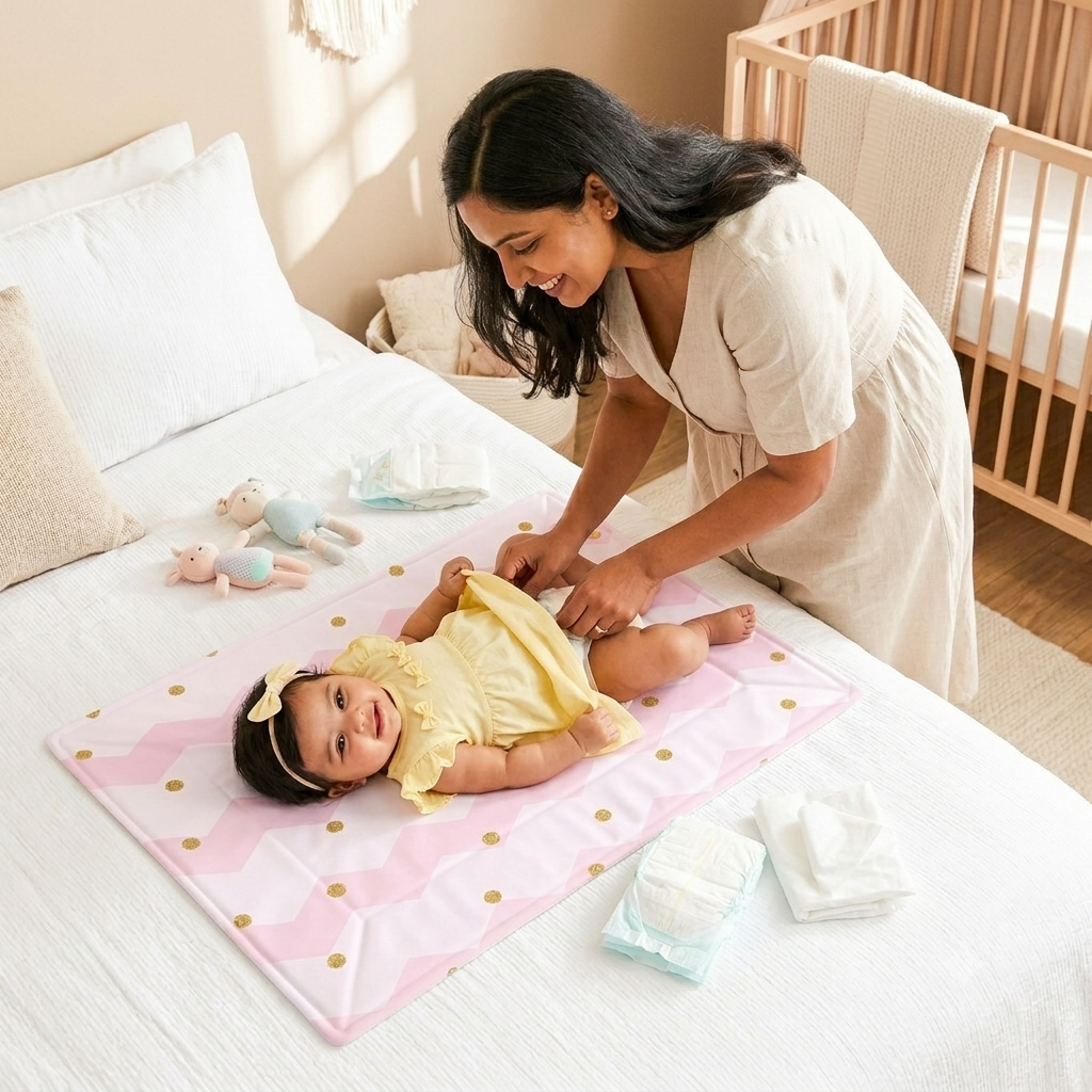 Set of 2 Organic Changing Sheet - Wonderland
