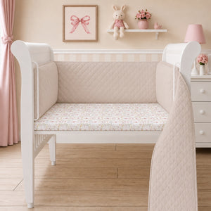 Organic Full Cot Bumper - Cream