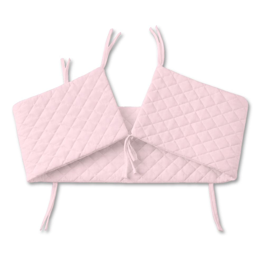 Organic Full Cot Bumper - Pink