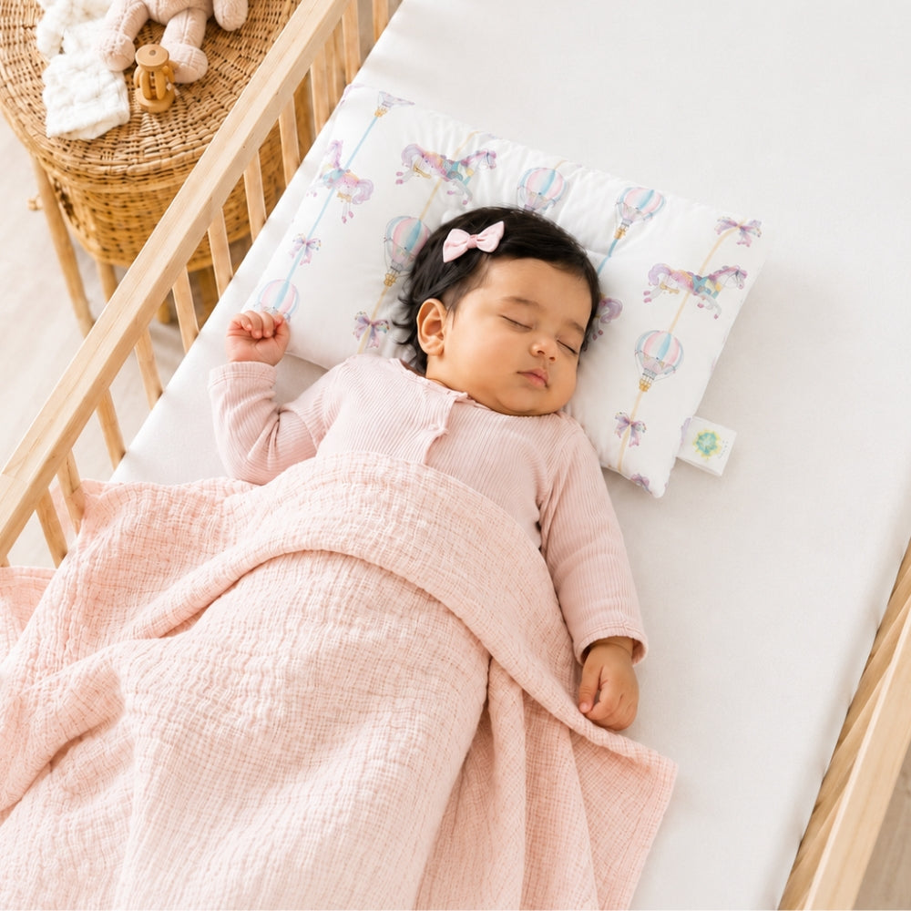 Organic Baby Head Nest - Wonderland