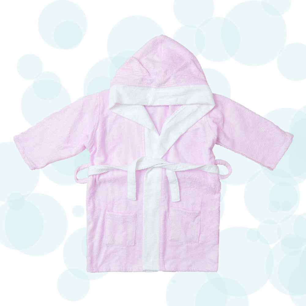 Bamboo Cotton Hooded Bathrobe - Kitty