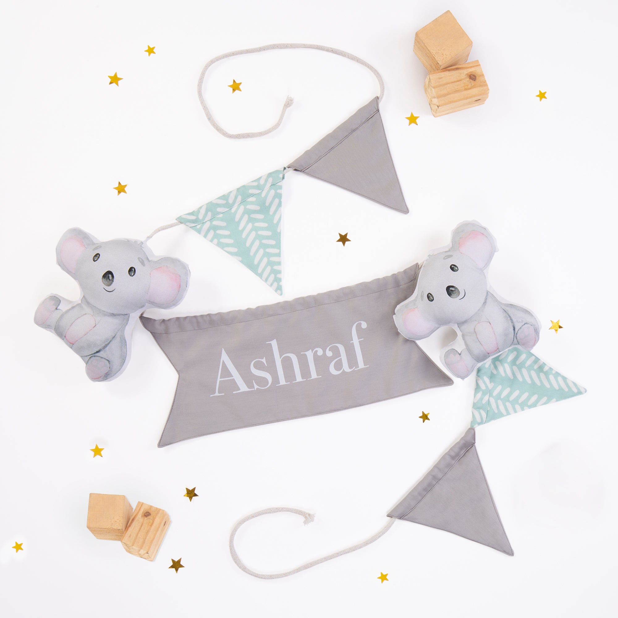 Organic Cotton Bunting - Koala