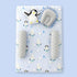 5 Piece Organic New Born Bed Set - Arctic