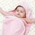 Baby Bamboo Cotton Hooded Towel - Strawberry Swirl