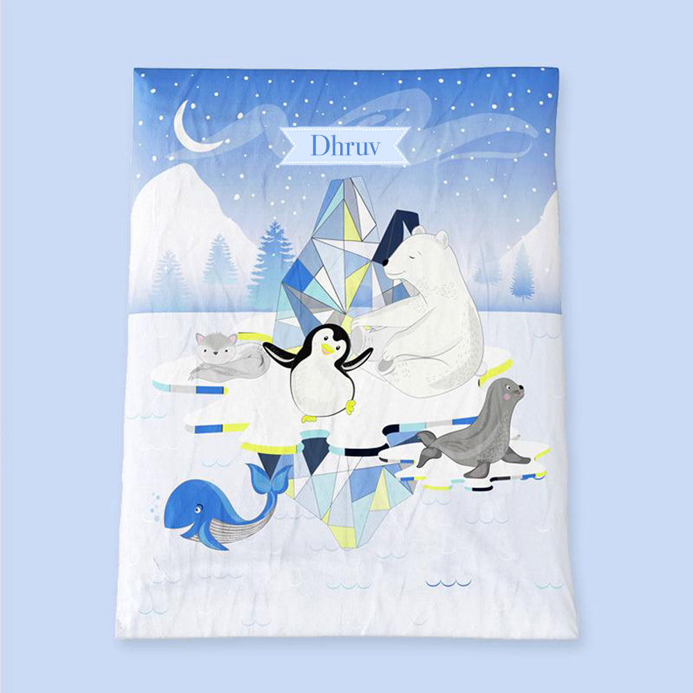 Organic Toddler Comforter - Arctic