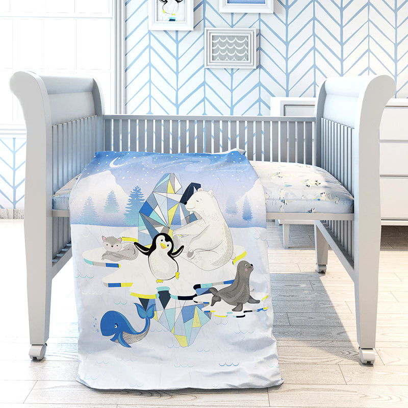 Organic Toddler Comforter - Arctic