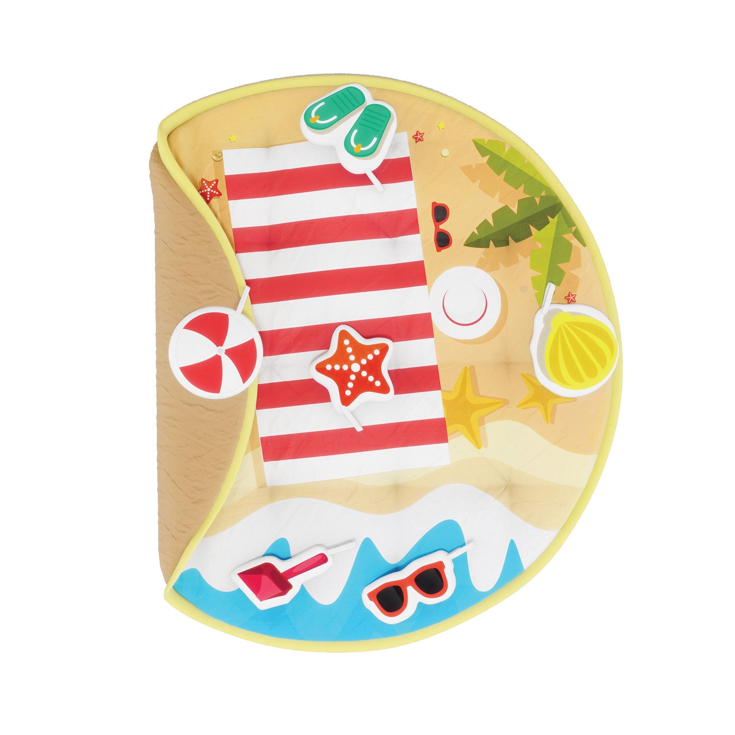 Organic Baby Play Mat - Beach