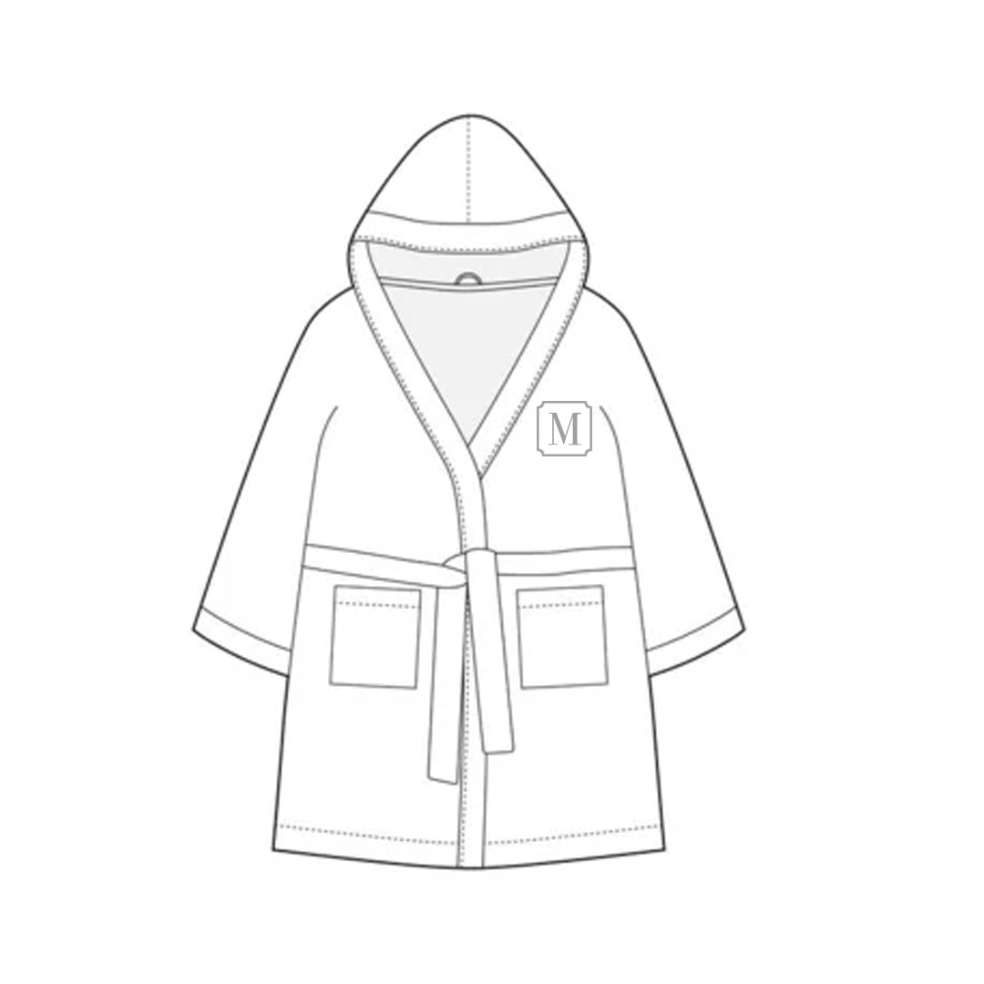 Bamboo Cotton Hooded Bathrobe - Classic