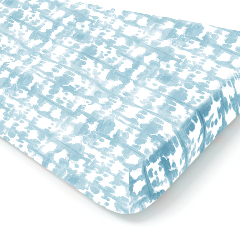 Bamboo Muslin Fitted Sheet – Shibori