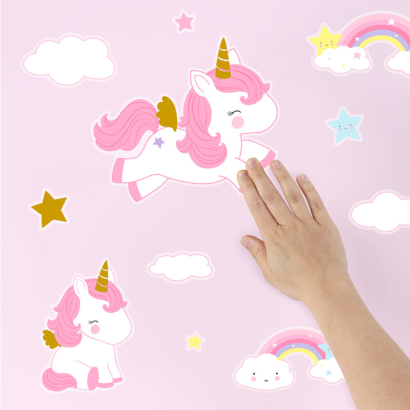 Wall Sticker - Unicorn Gold